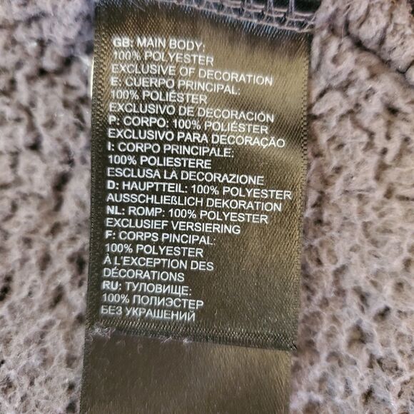 Rare The North Face Womens Sz M Sherpa Teddy Fleece Hoodie Full Zip Jacket - Picture 11 of 13